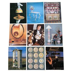 Mackenzie Childs 1990s Product Promo Postcards Lot of 10